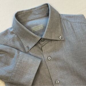 Stefano Ricci Men’s Size 44/17.5 Button Down Shirt Long Sleeve Made In Italy